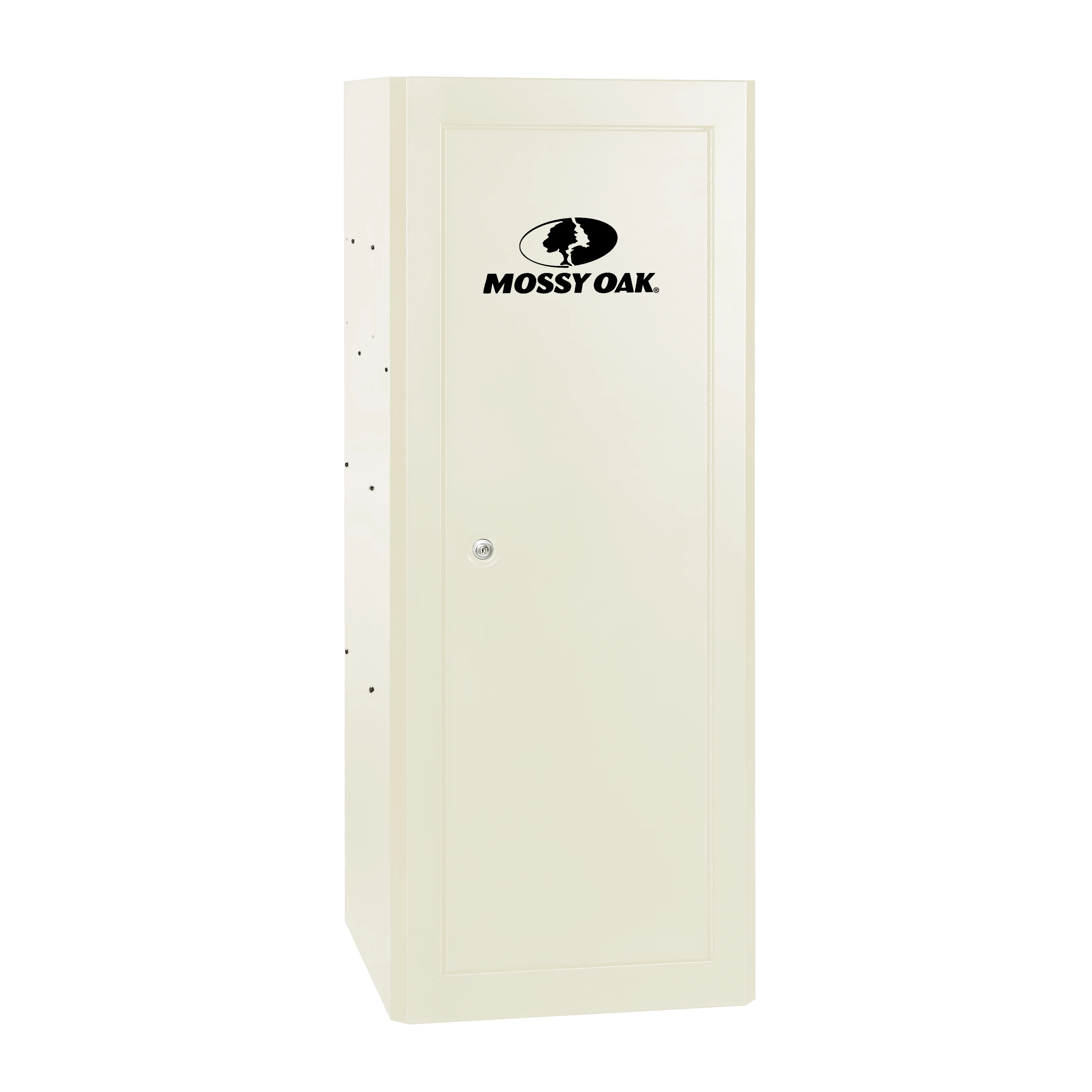 Mossy Oak 18 Gun Security Cabinet, 21 in x 18 in x 55 in, Rifle, Key Lock, White