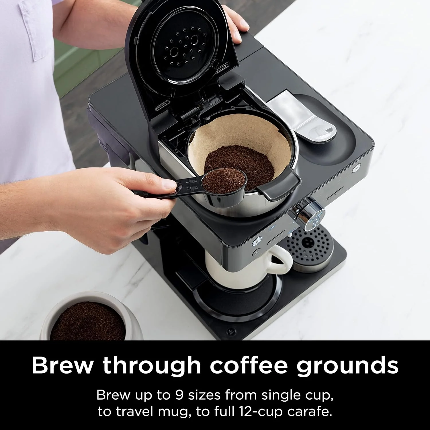 Ninja Espresso & Coffee Maker & Barista System, 3 Espresso Brew Styles