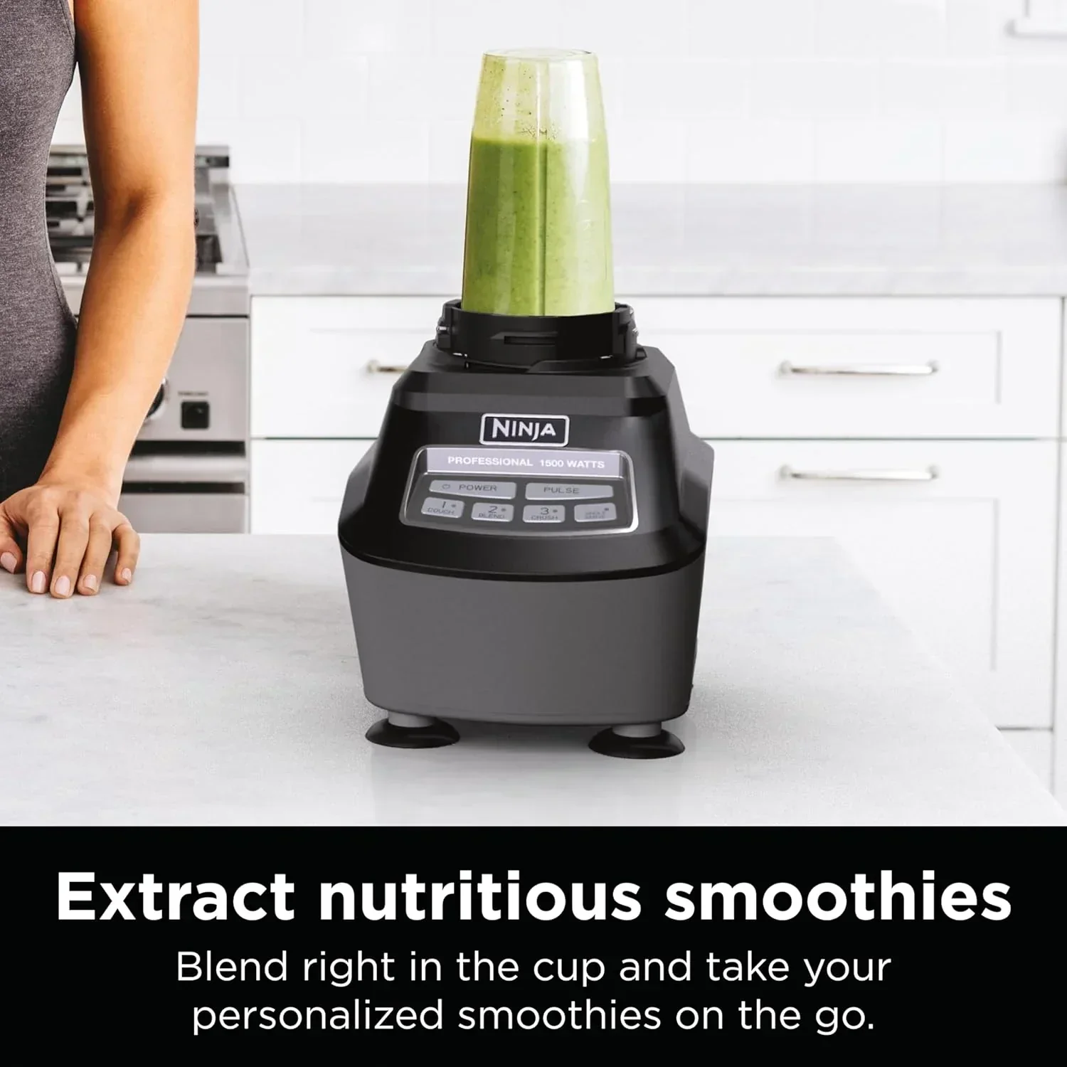 Ninja Mega Kitchen System 1500 Watt 72 Ounce Full Size Blender and 8 Cup Food Processor