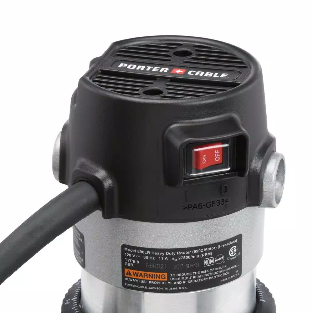 2025 PORTER-CABLE Router, Fixed Base, 11-Amp (690LR)