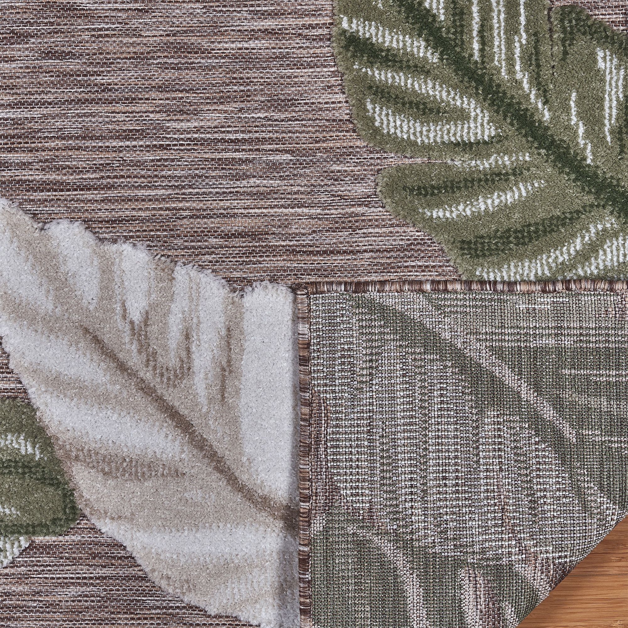 Laguna Indoor/Outdoor Area Rug, Molokai Natural, 6'6" x 9'6"