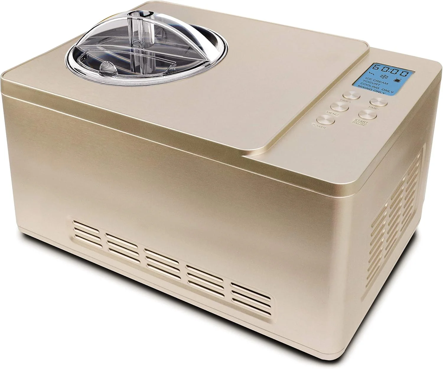 Whynter ICR-300SS 0.5-Quart Stainless Steel Rolled Ice Cream Maker With Compressor