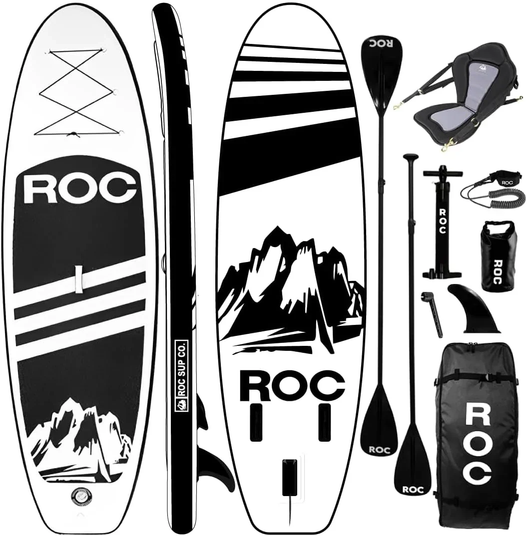 ROC inflatable stand-up paddle board SUP paddle board accessories Anti-slip comfortable deck