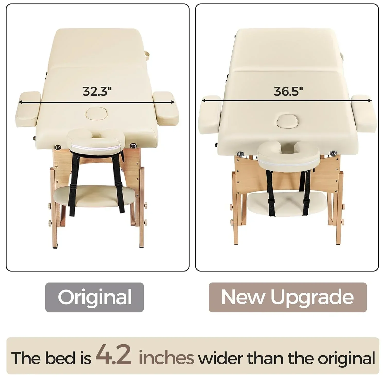 Yaheetech Massage Table Portable Lash Beds Spa Bed Massage Couch Foldable Spa Tables
