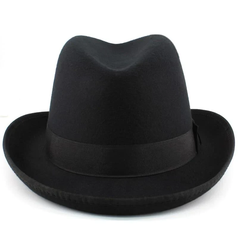 Dryden Feather Wool Homburg Hat