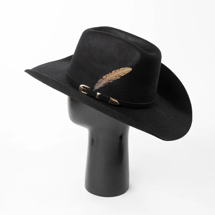 Albuquerque Wool Feather Western Cowboy Hat