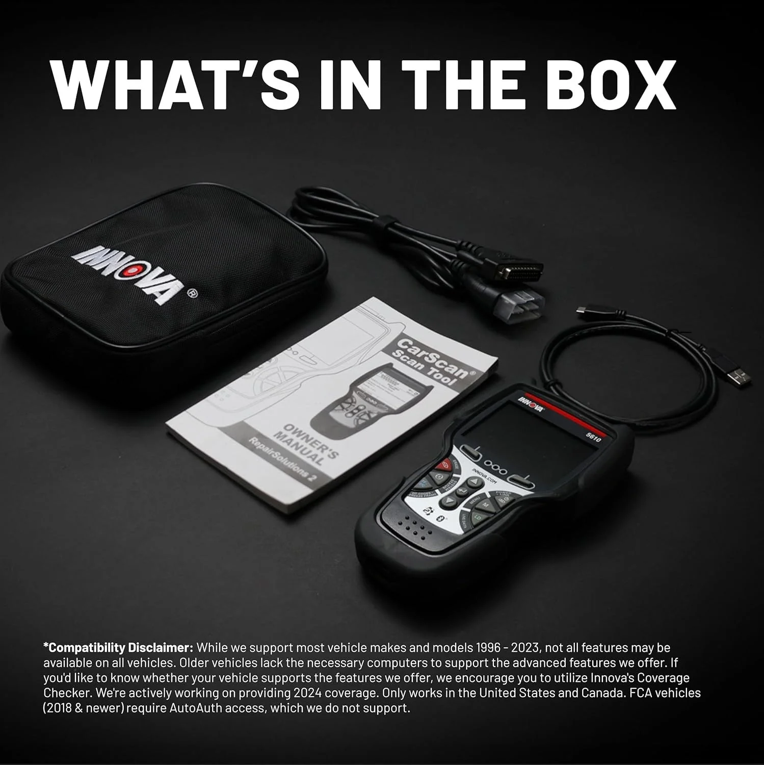 Innova 5610 OBD2 Bidirectional Scan Tool with Updates & Support
