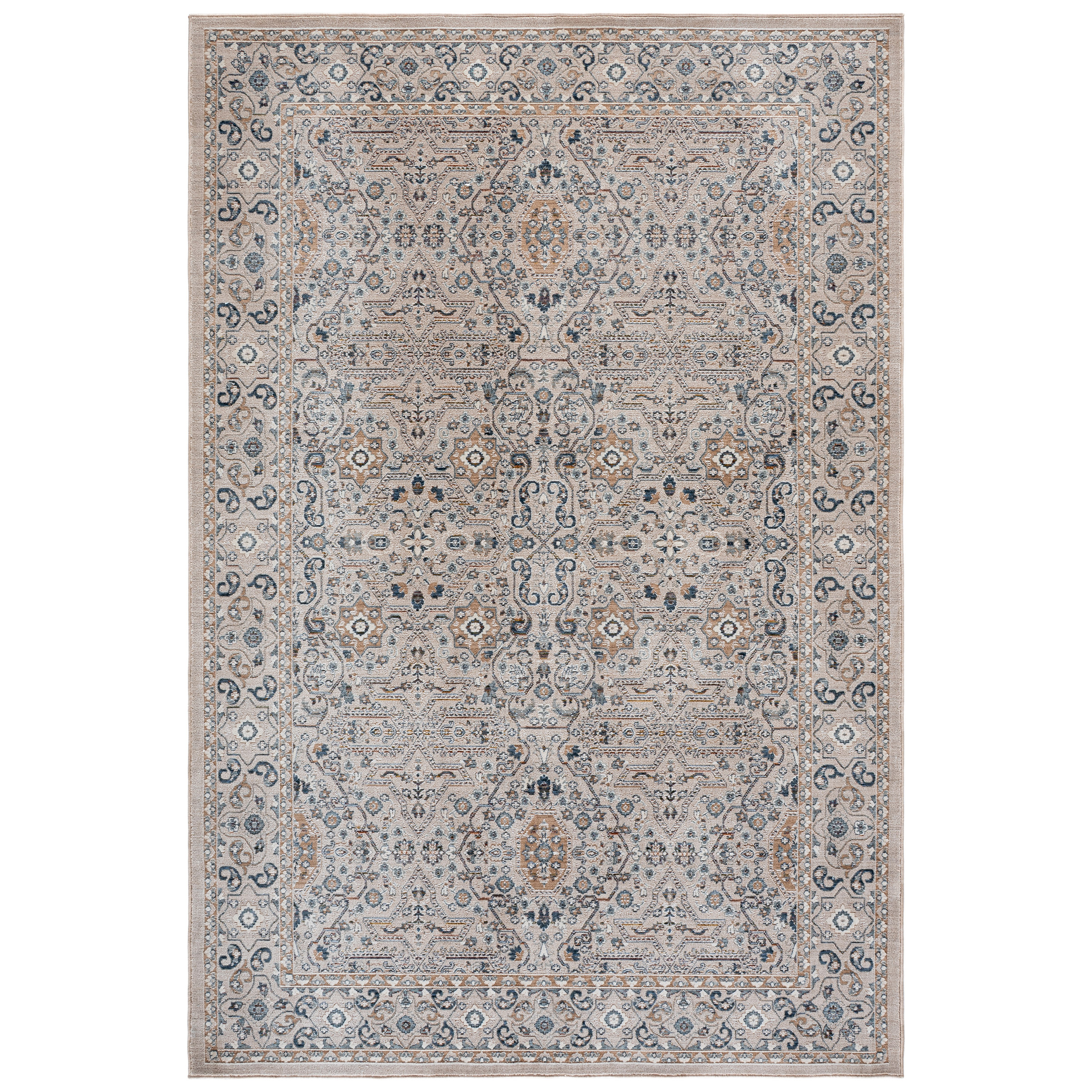 Safavieh Sutton Area Rug, Beige Navy, 6' x 9'