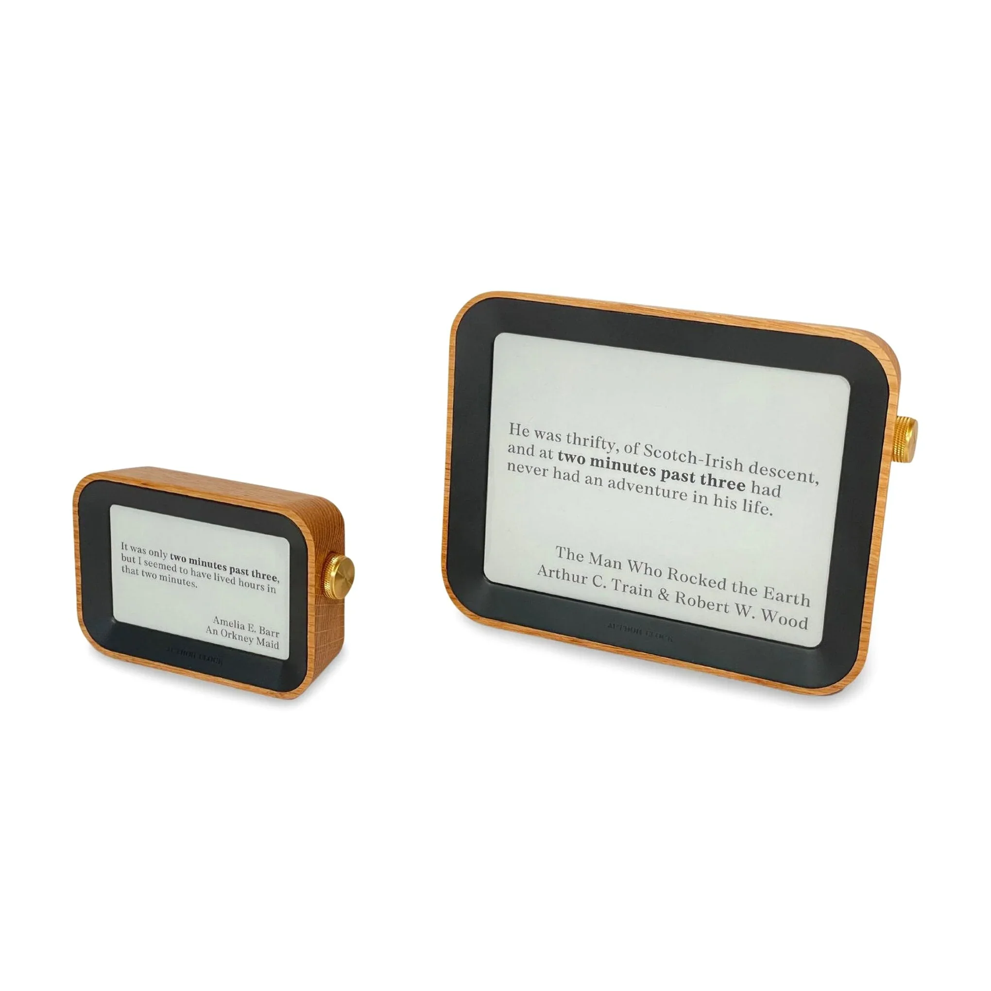 Author Clock - Small