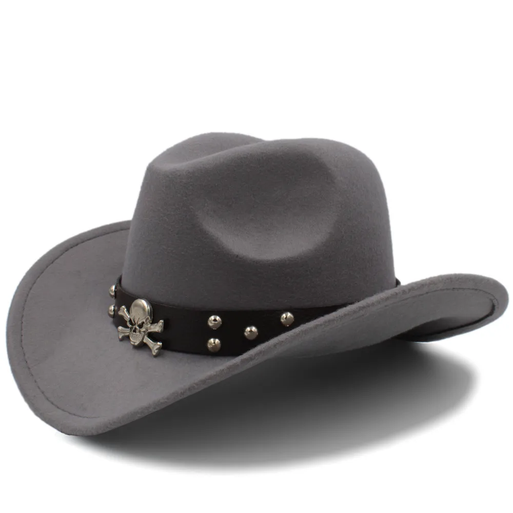 Black Pearl Wool Cowboy Hat