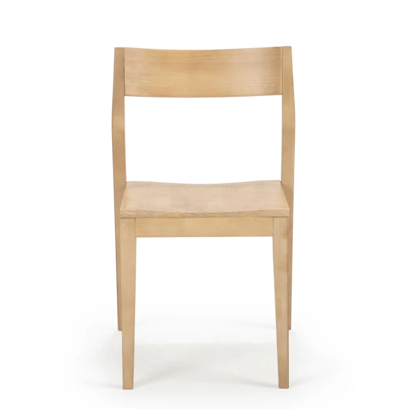 Plank and Beam Modern Solid Wood Dining Chair