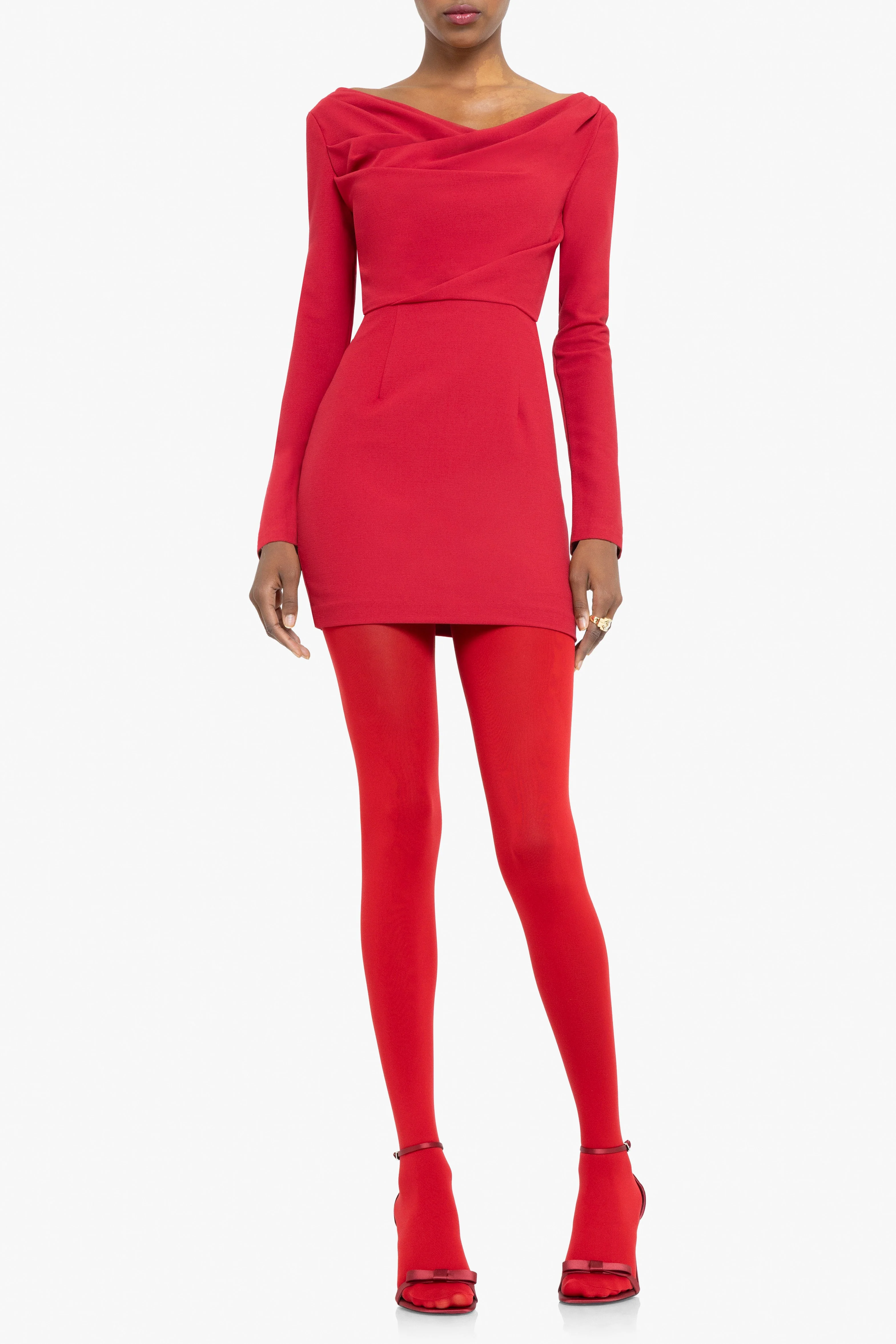 Long Sleeve Jacqueline Micro Mini Dress