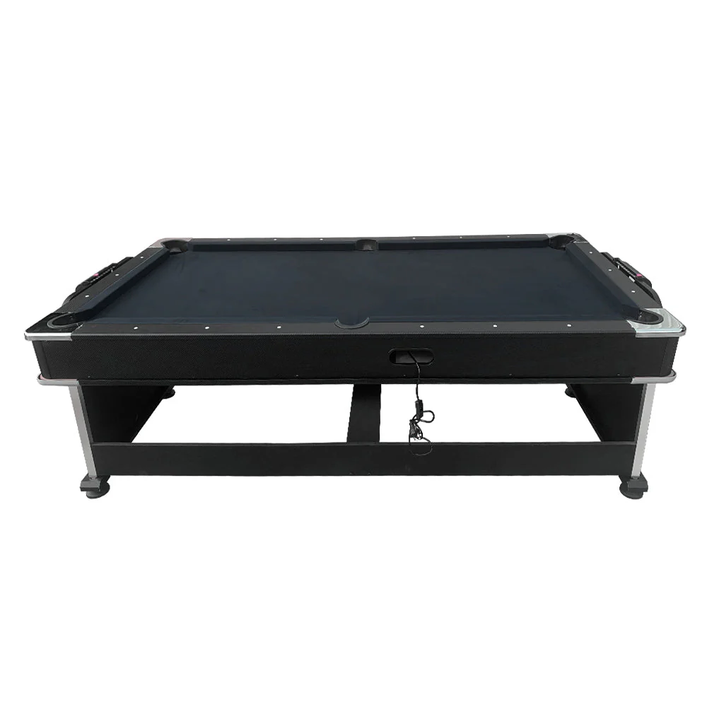 Eeeza 4 In 1 Multi-functional Game Table with Full Accessories for Home, MDF, 7Ft