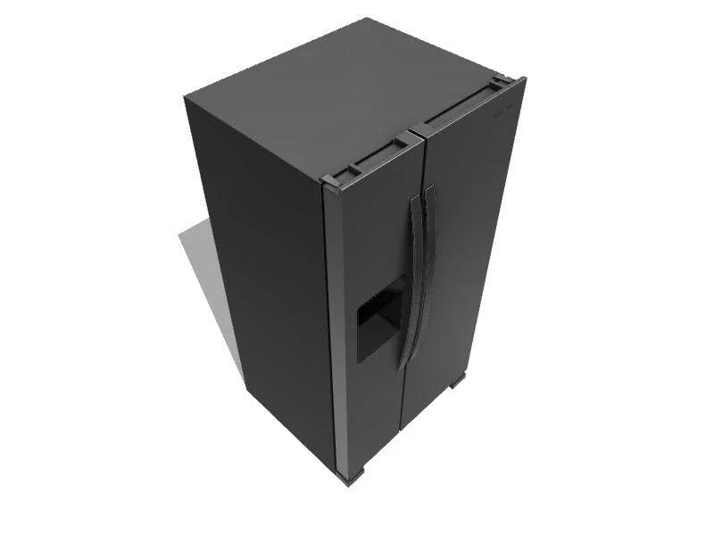 2025 36-Inch Wide Side-By-Side Refrigerator - 24 Cu. ft. Stainless Steel