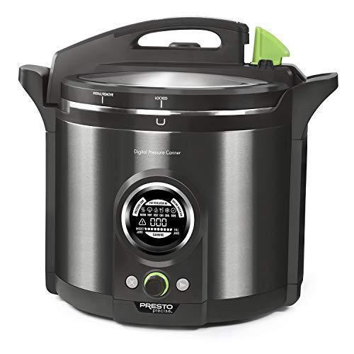 12Qt Digital Canner, Black Stainless