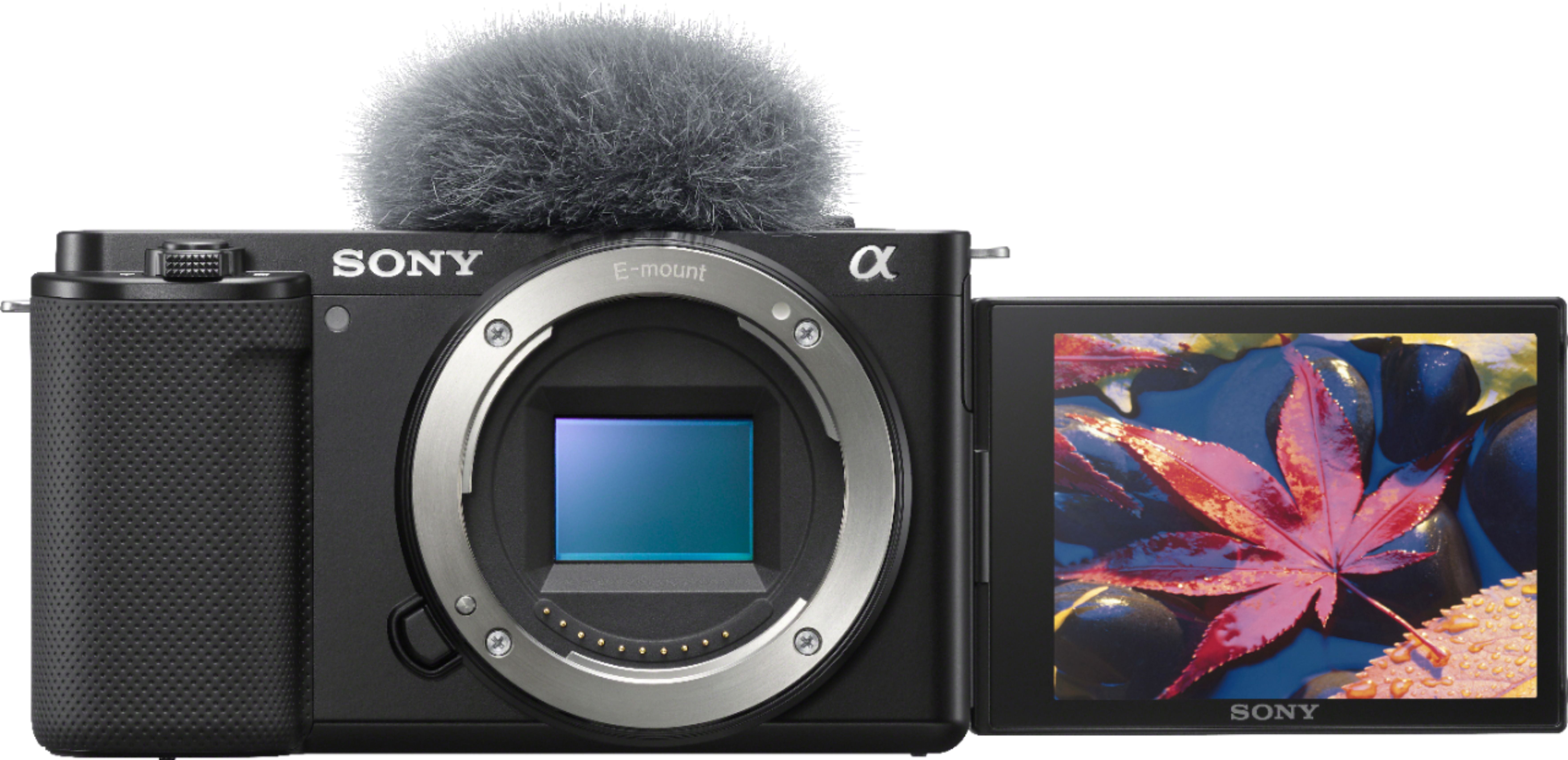 Sony - Alpha ZV-E10 Mirrorless Vlog Camera - Body Only - Black