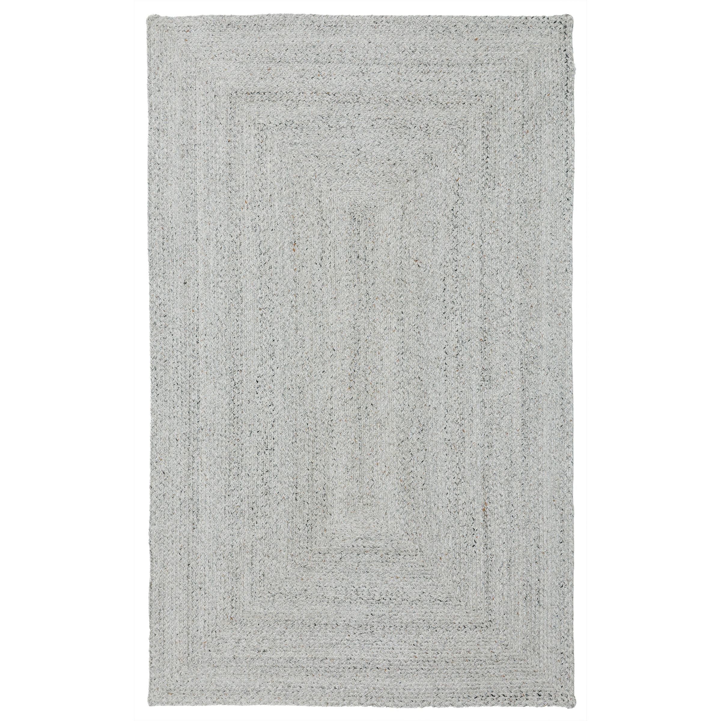Obeetee Layla Braided Area Rug, Gray, 7'9' x 9'9'