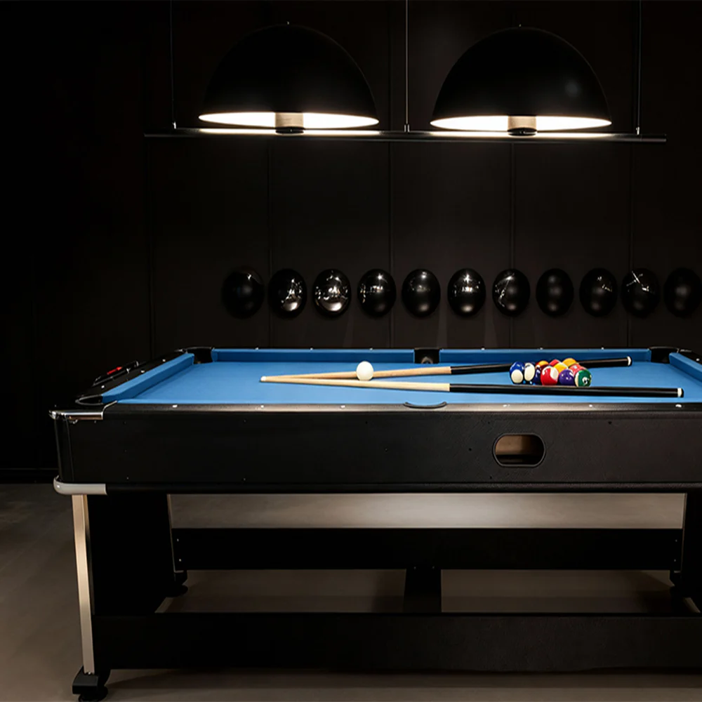 Eeeza 4 In 1 Multi-functional Game Table with Full Accessories for Home, MDF, 7Ft