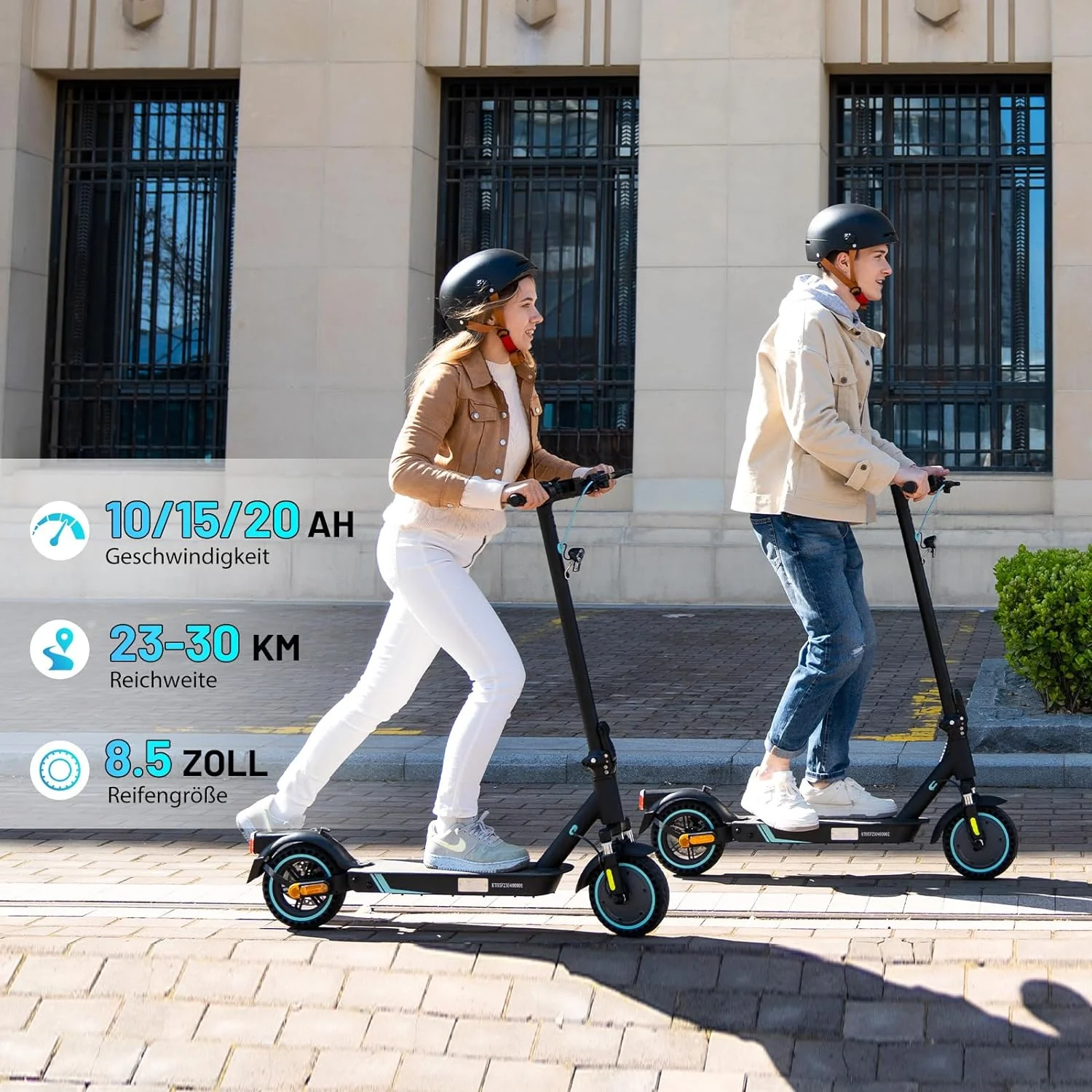 RCB EV85F ABE E-Scooter | 400W Motor, 36V Batterie