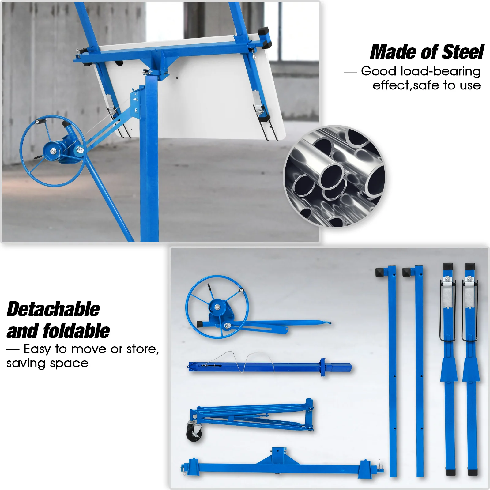 11FT Drywall Panel Lift Blue