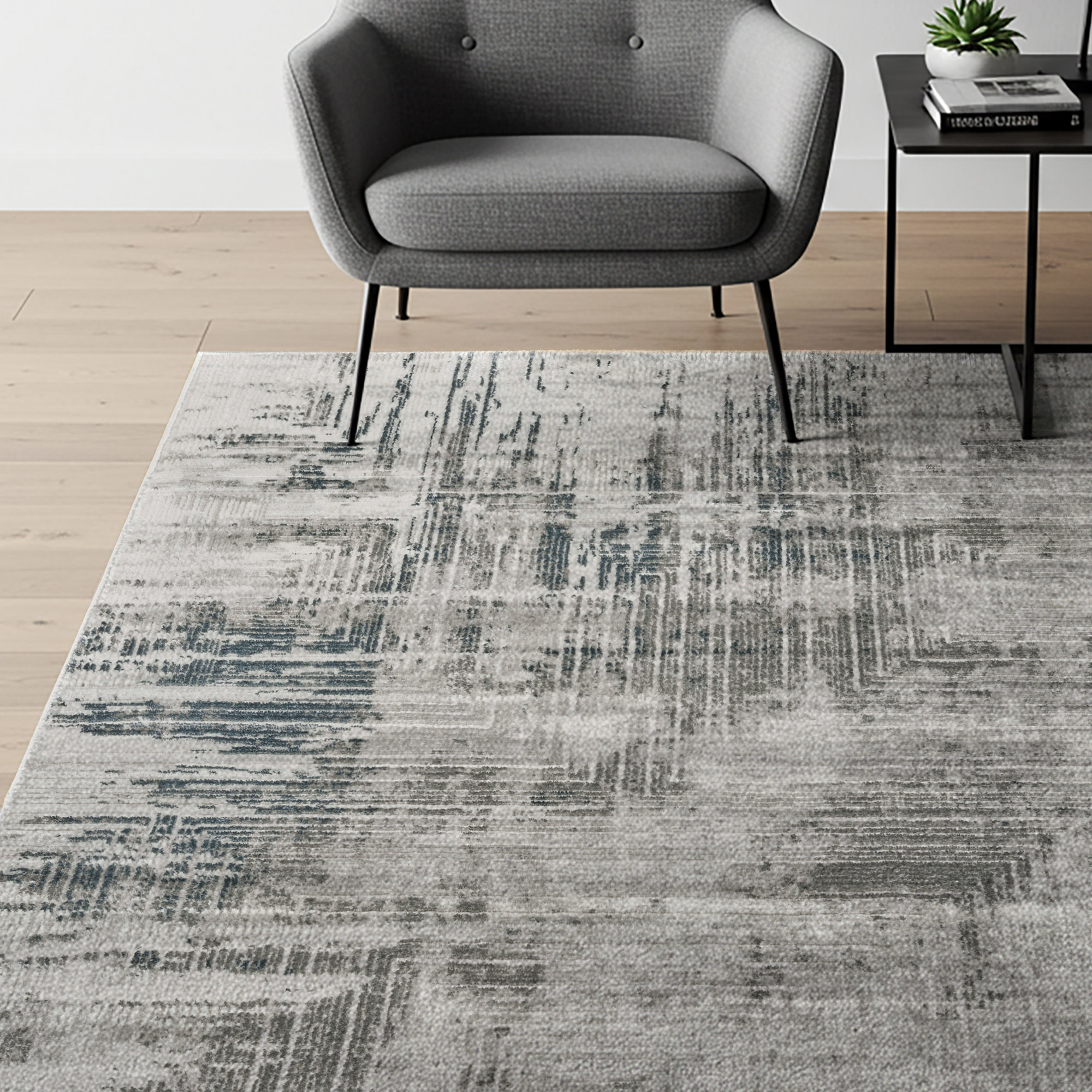 Divina Area Rug, Corlis Gray, 8'8" x 13'