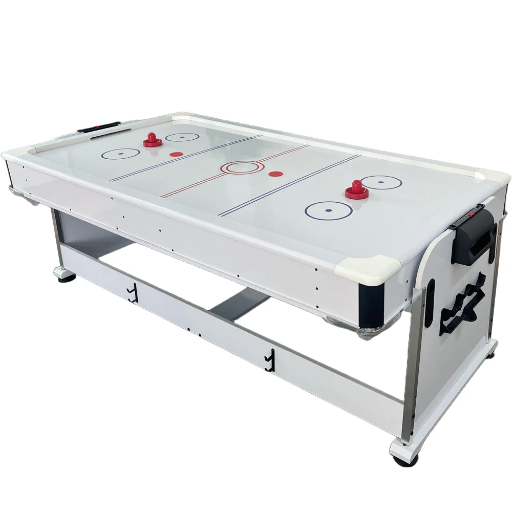 Eeeza 4 In 1 Multi-functional Game Table with Full Accessories for Home, MDF, 7Ft