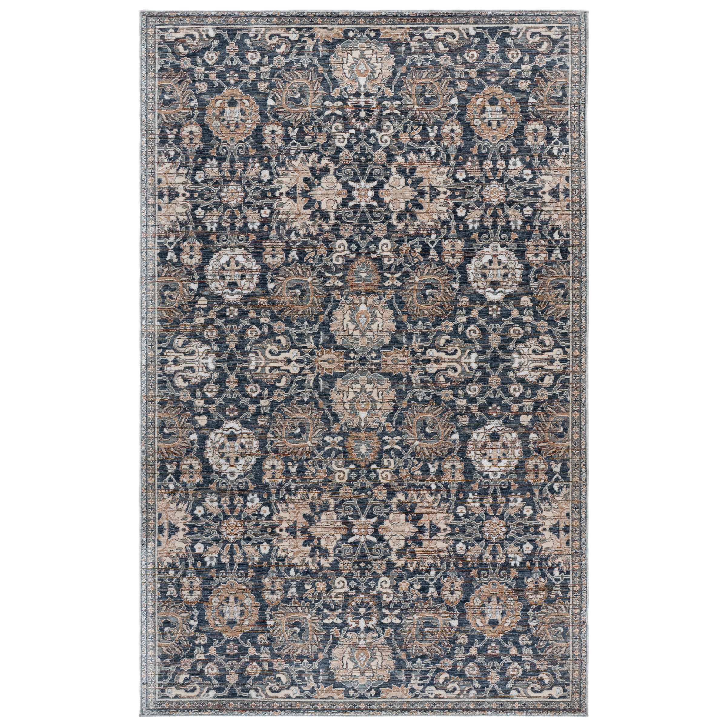 Safavieh Sutton Area Rug, Navy Brown, 5' x 8'