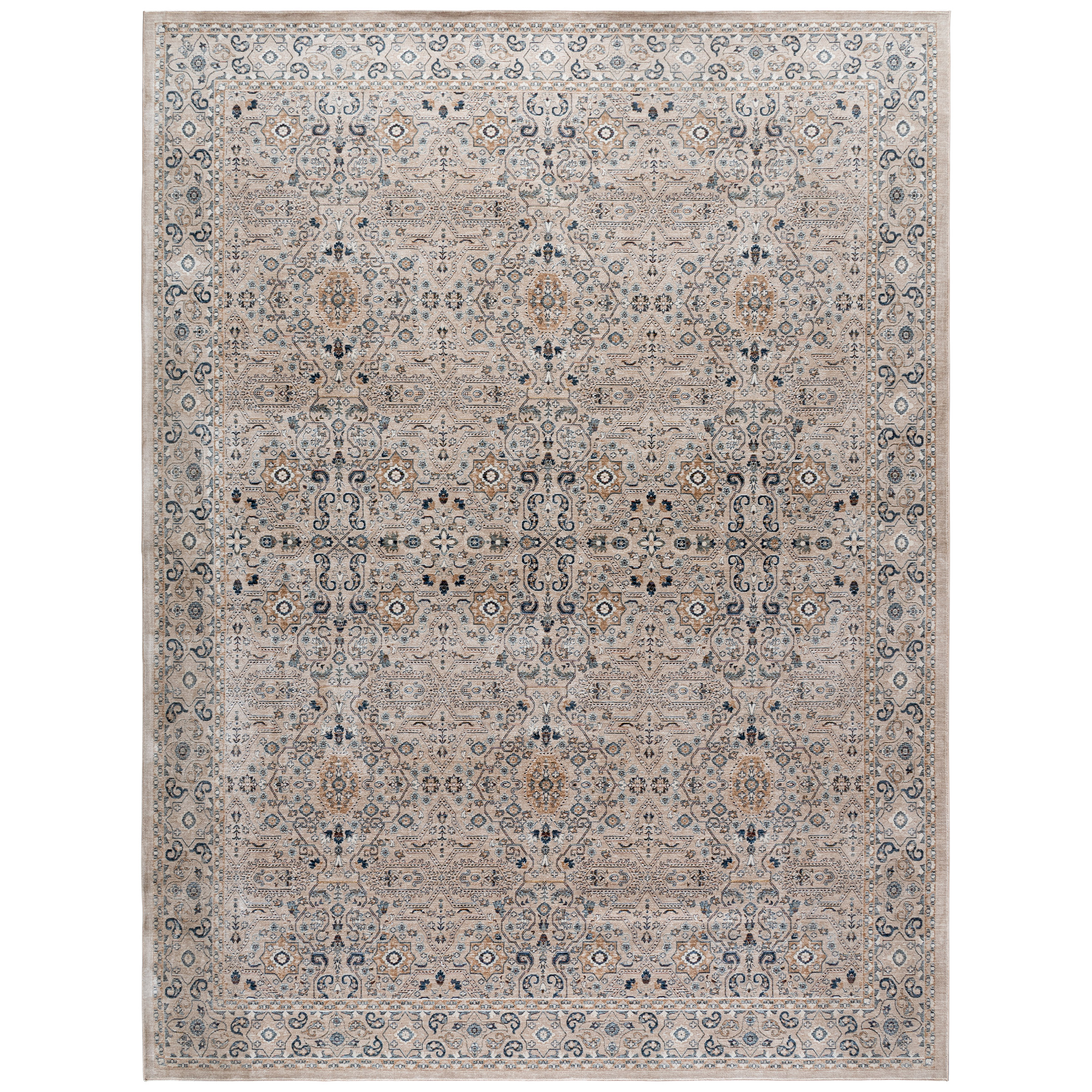 Safavieh Sutton Area Rug, Beige Navy, 9' x 12'