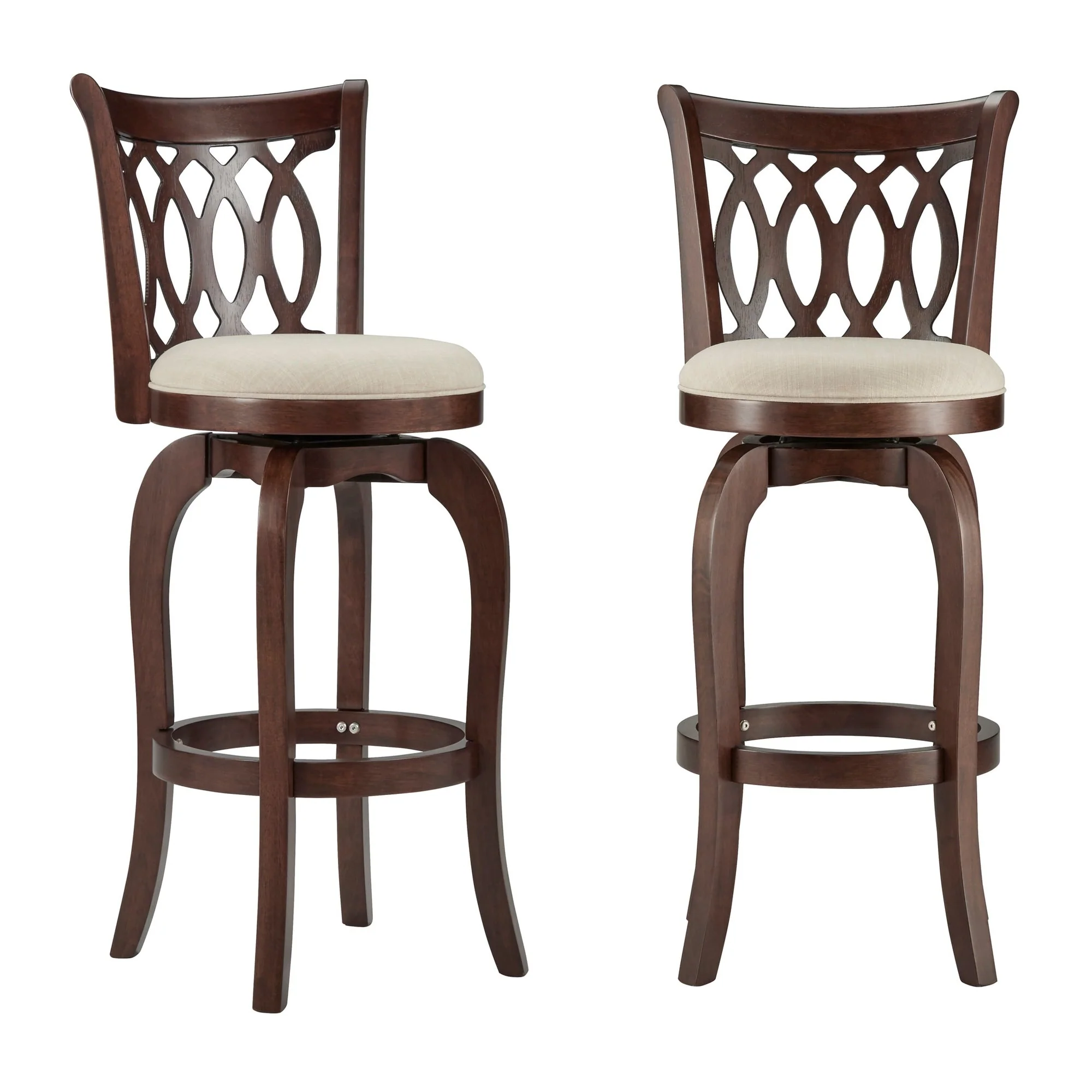 Rovinj Scroll Back Swivel Bar Stool