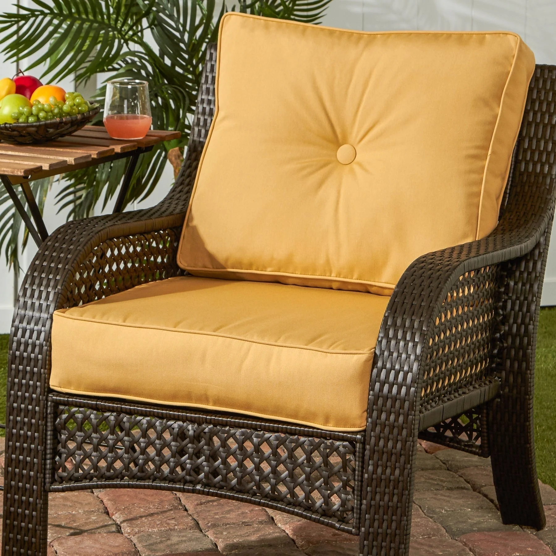 Sunbrella 2-Piece Premium Deep Seat Outdoor Cushion Set