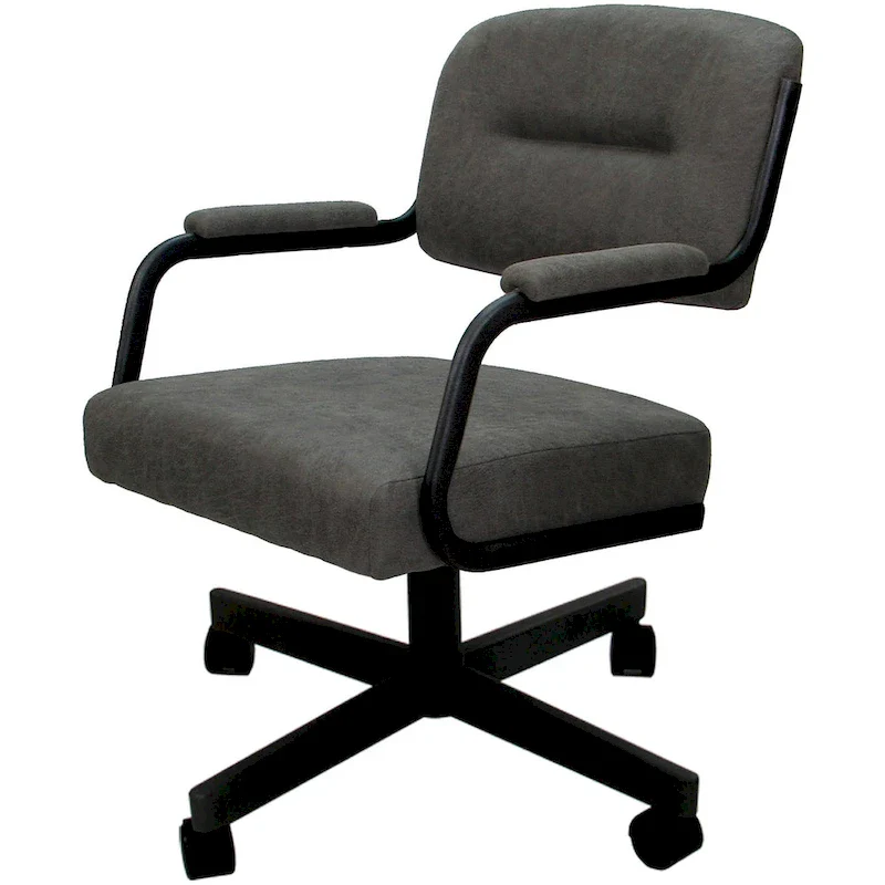Swivel Kitchen Dining Caster Chair with Wheels - M-110 - N/A