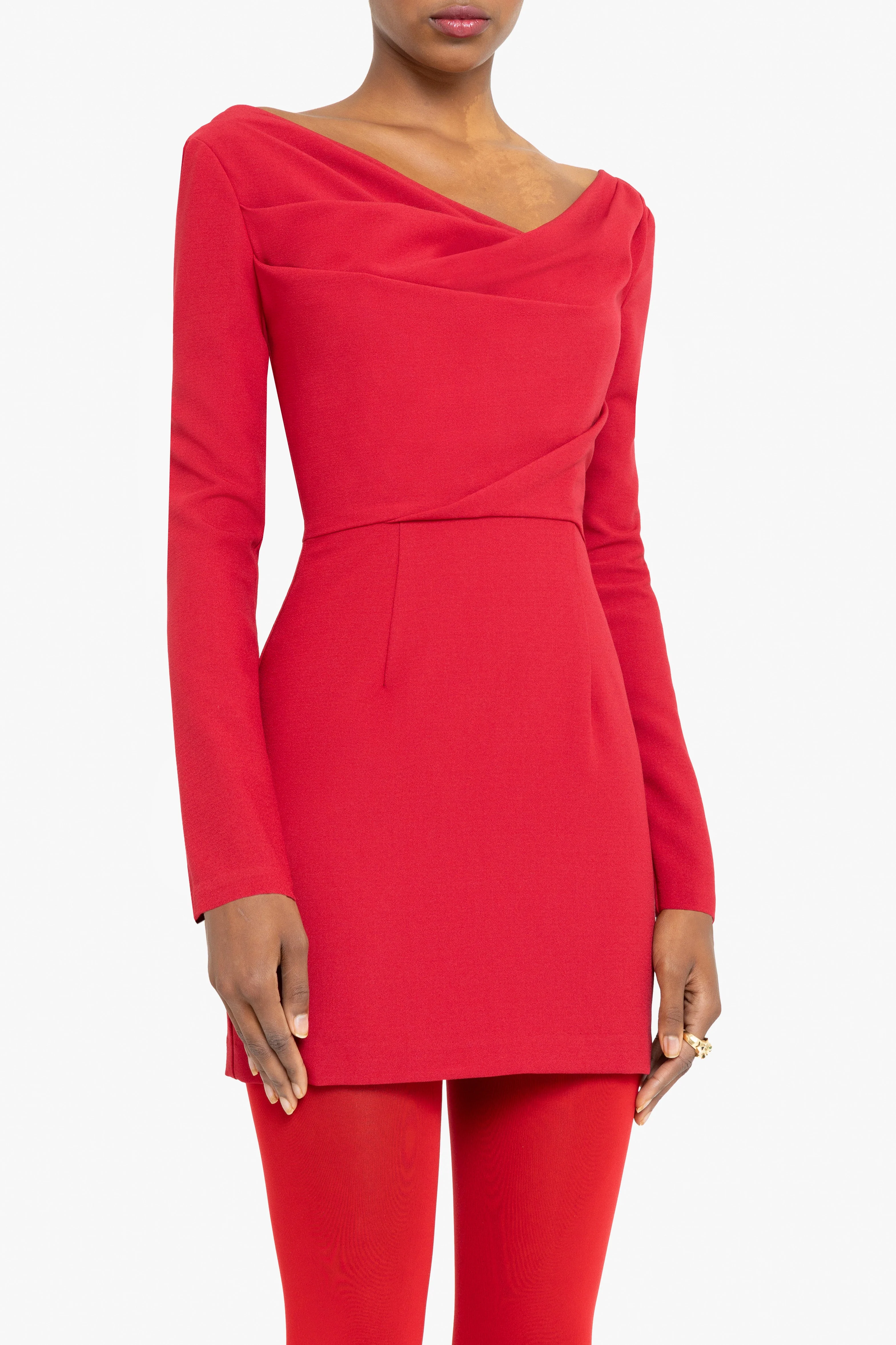 Long Sleeve Jacqueline Micro Mini Dress