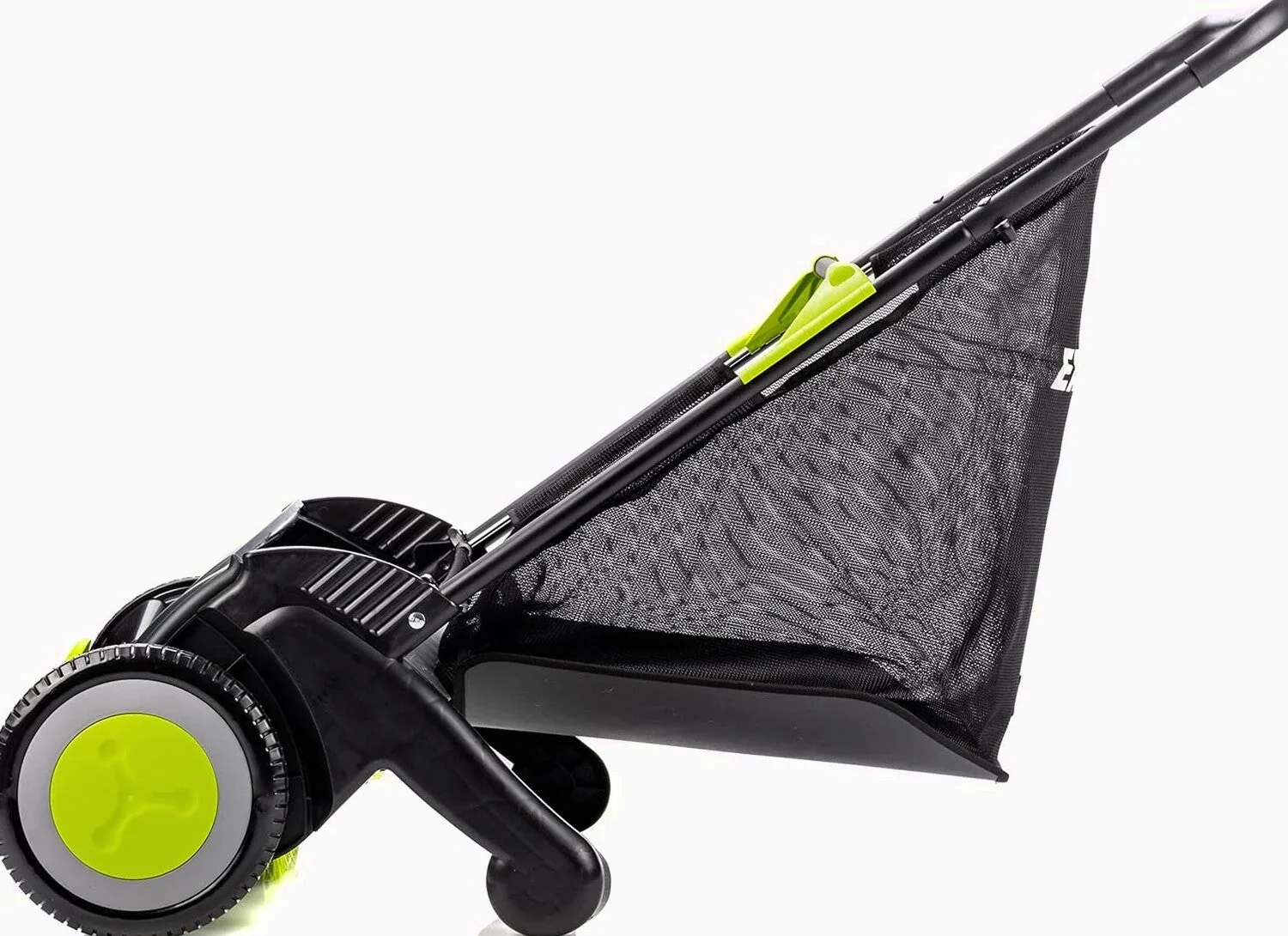 21-Inch Width Leaf & Grass Push Lawn Sweeper, Black