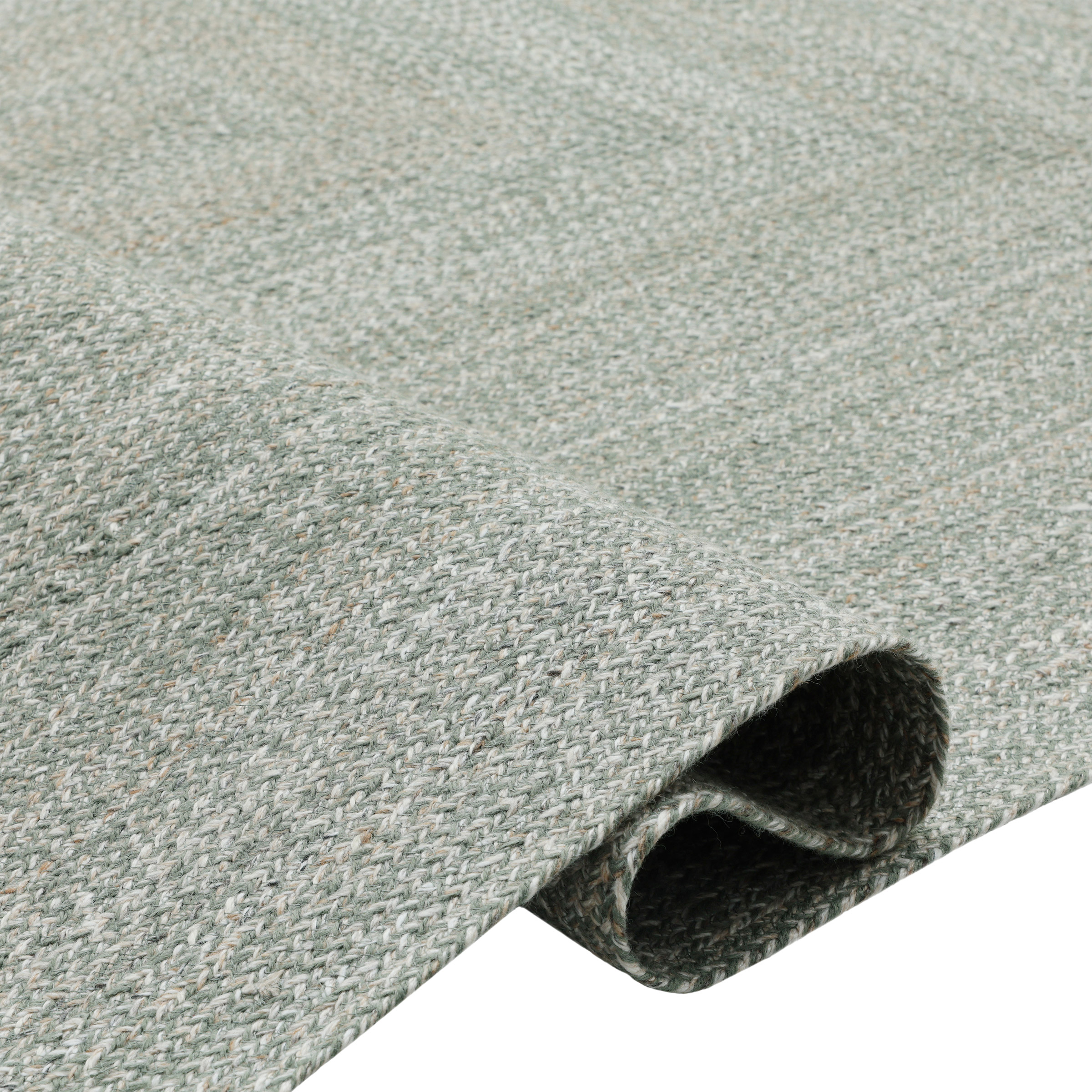 Obeetee Layla Braided Area Rug, Green, 3' x 5'