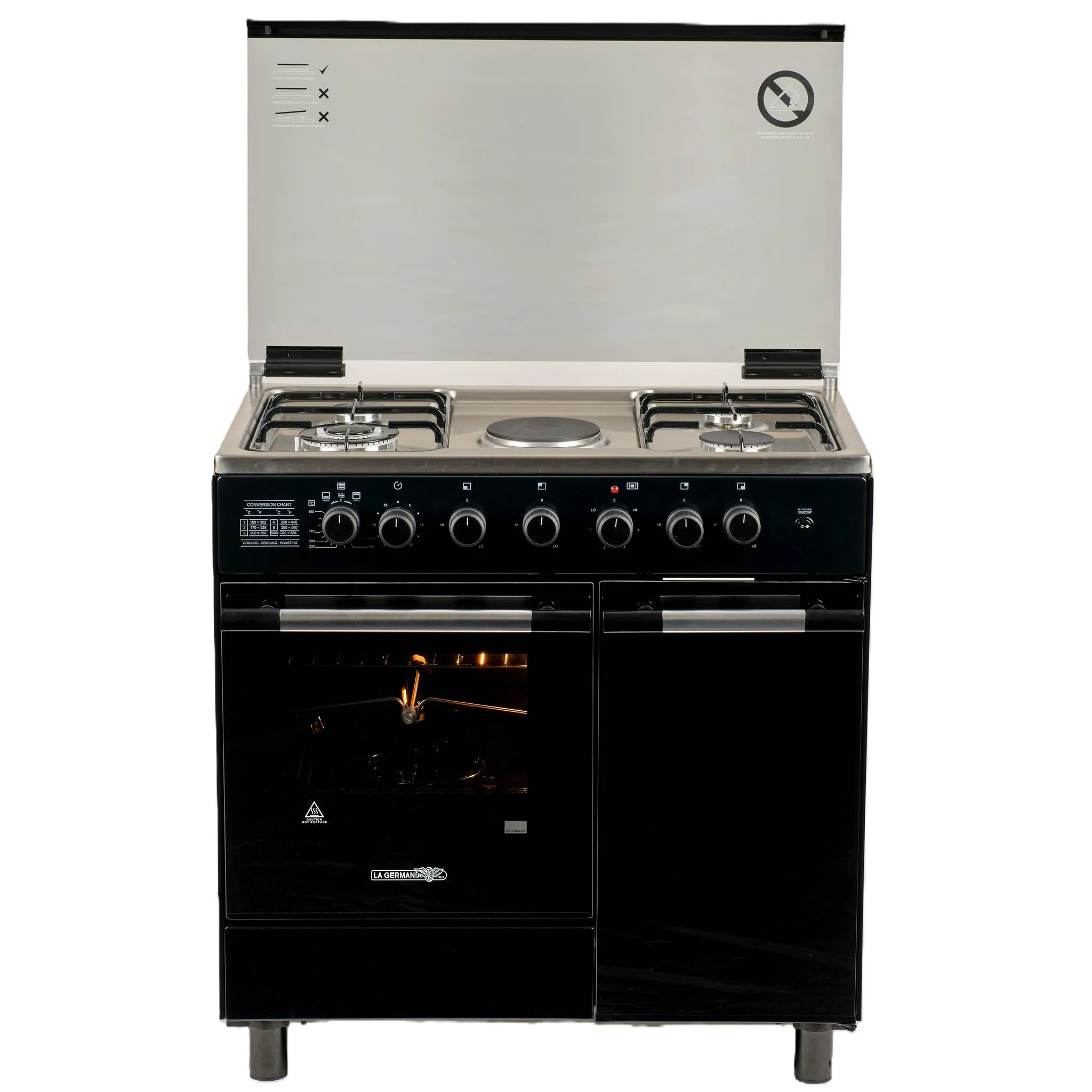 Range with Modern Appliance Design Configuration B