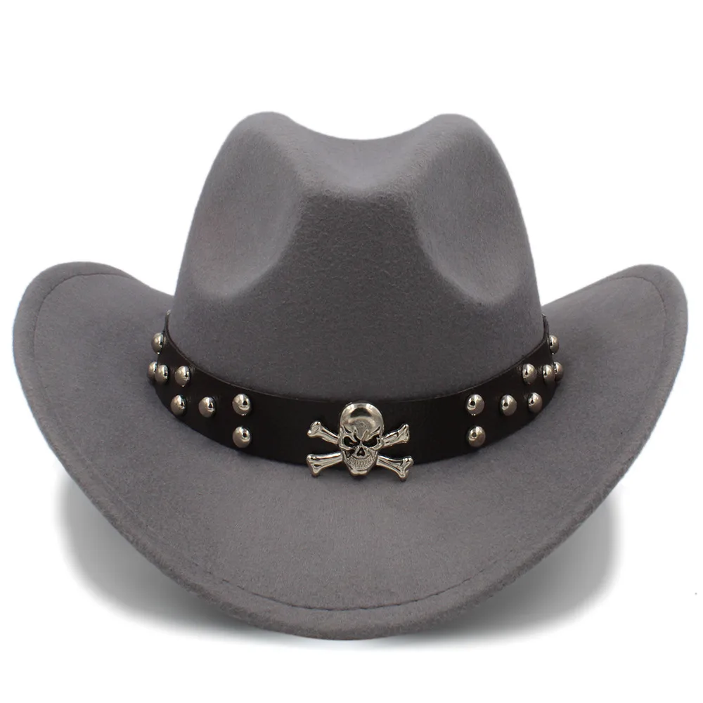 Black Pearl Wool Cowboy Hat