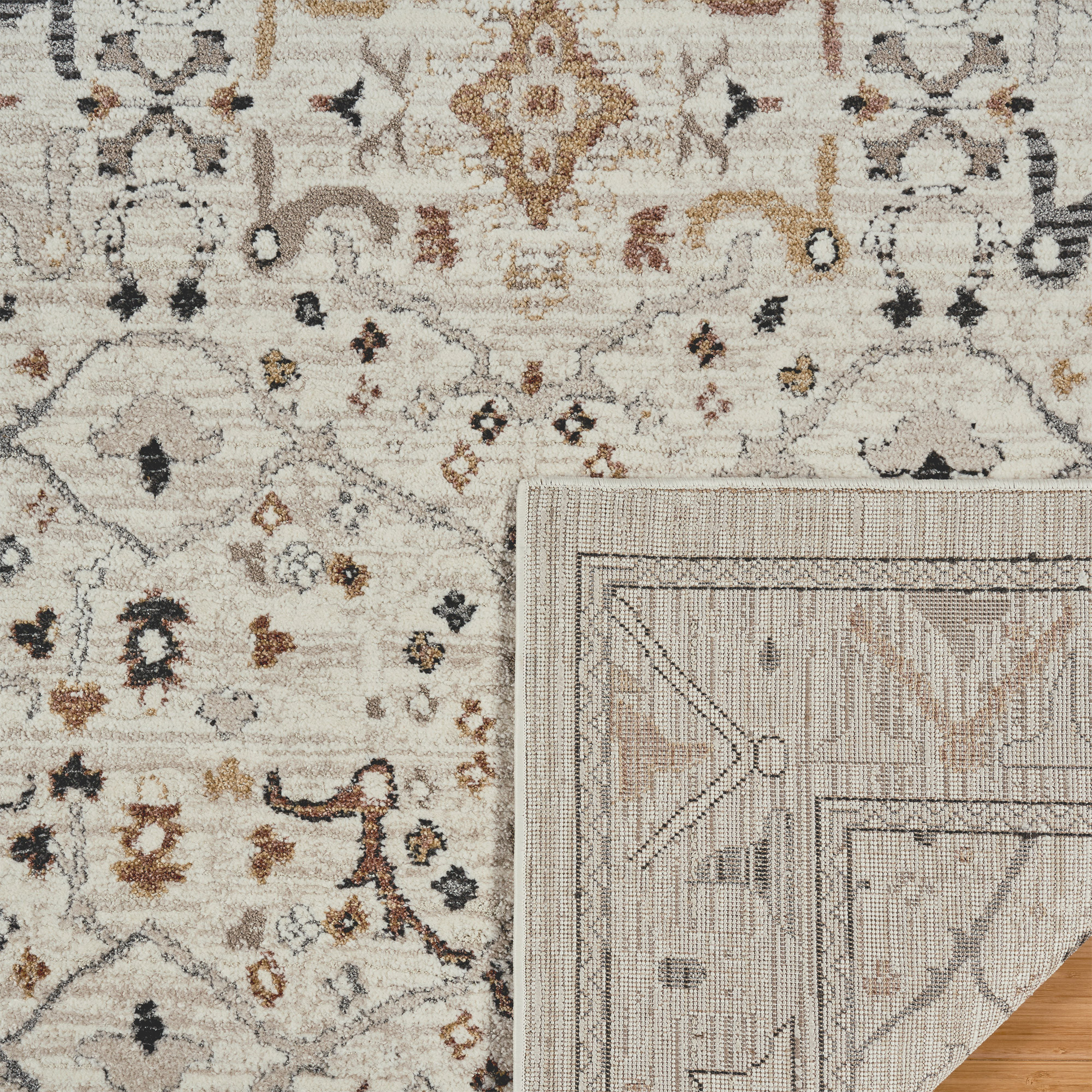 Solaris Area Rug, Ayana Ivory, 6'6" x 9'