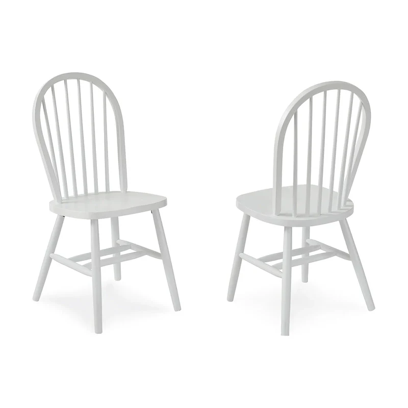 International Concepts Solid Wood Windsor Spindle Back Dining Chair