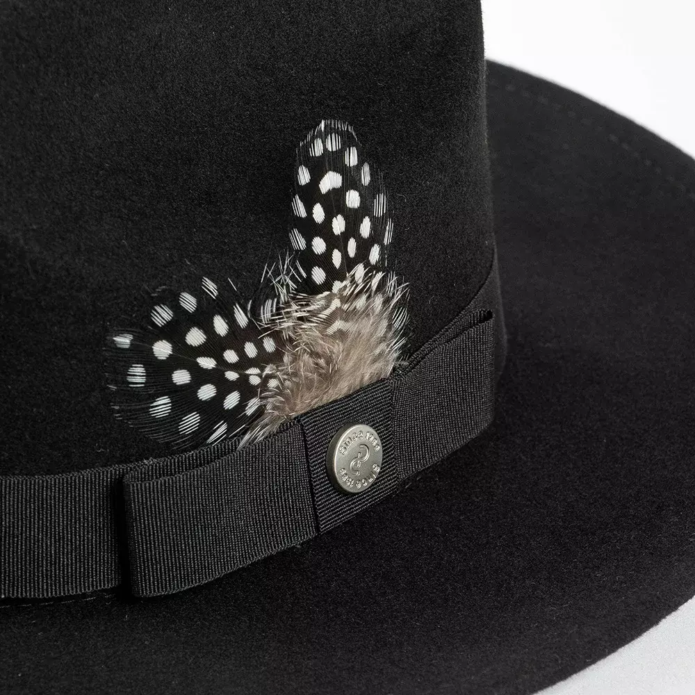 Burton Feathers Wool Fedora Hat