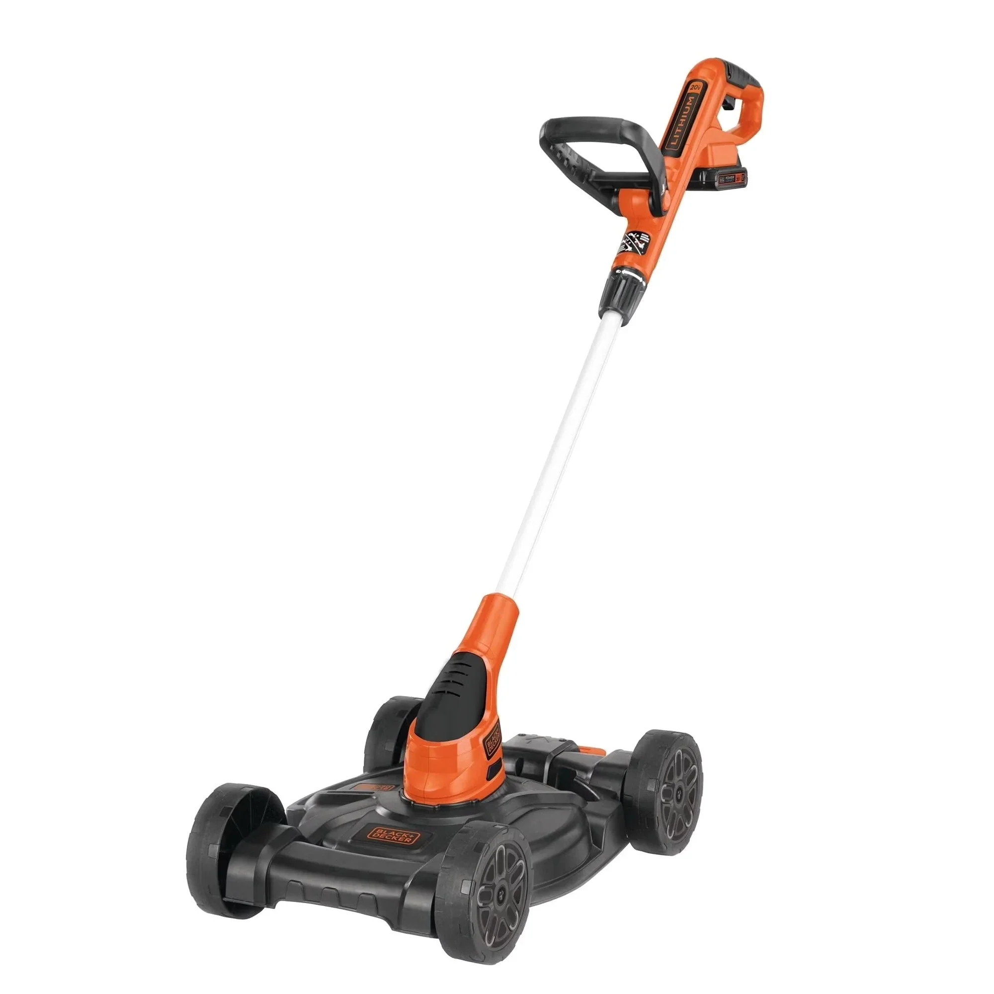 BLACK+DECKER 20V MAX* Lithium 12 inch 3-in-1 Compact Mower, MTC220