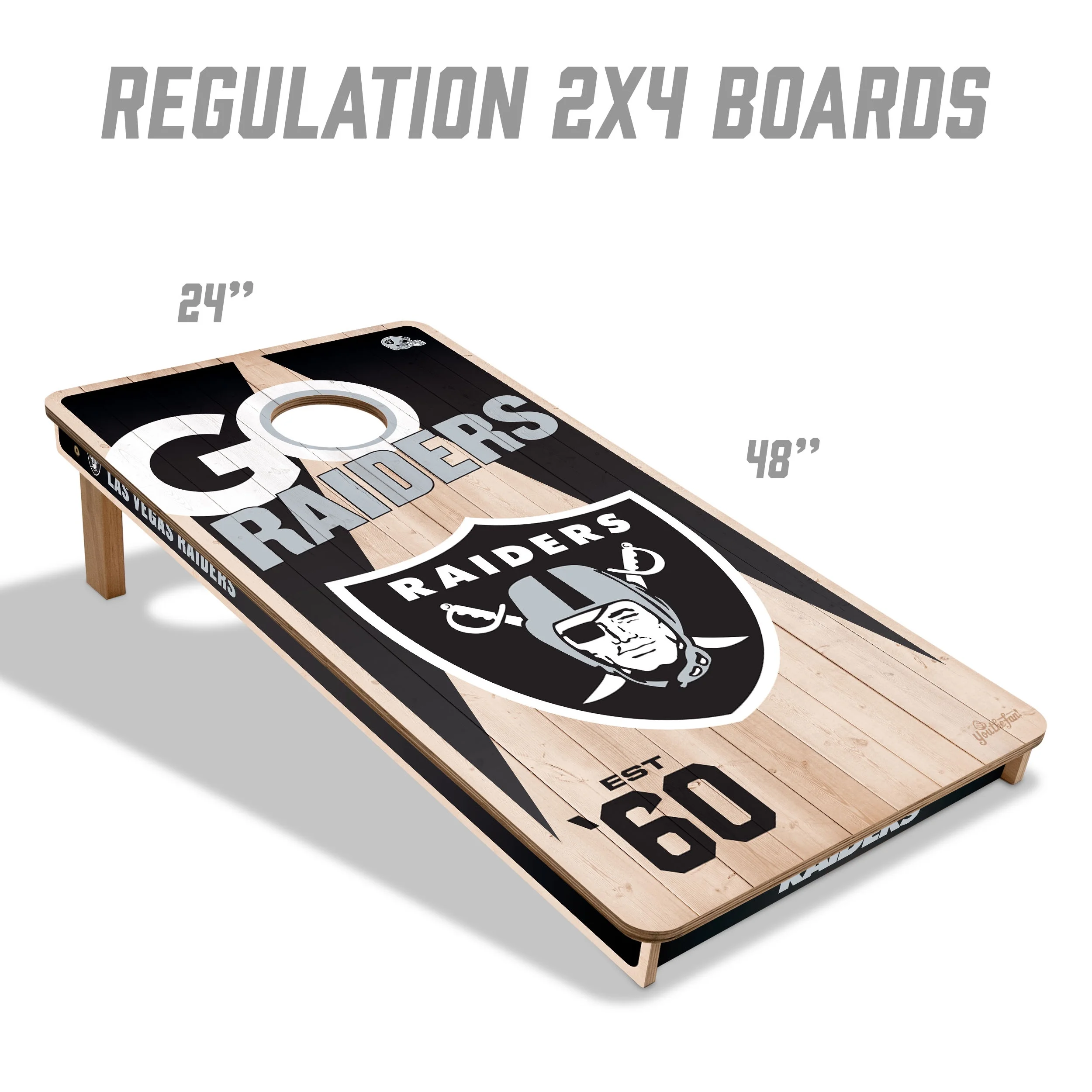 YouTheFan NFL Buffalo Bills 2' x 4' Cornhole Game