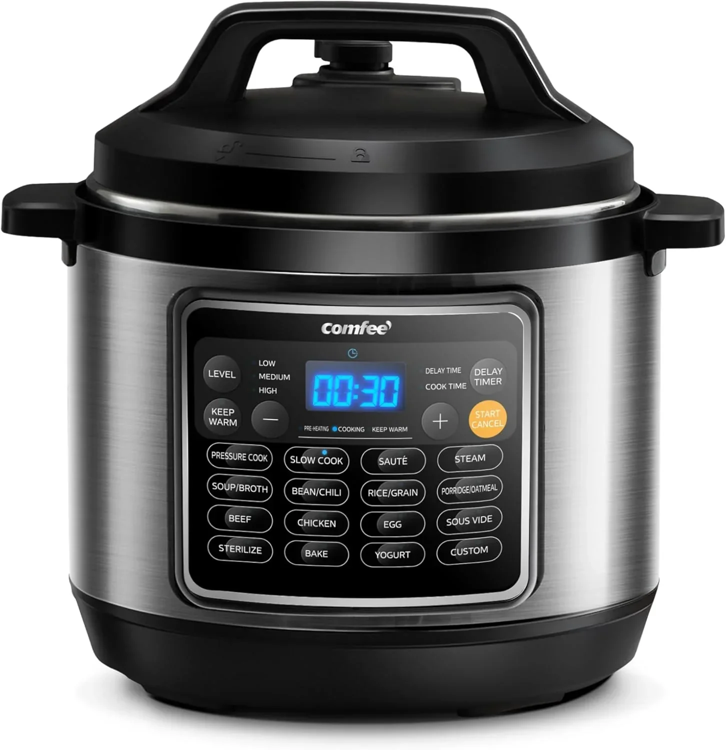 COMFEE 16-in-1 Electric Pressure Cooker with Non-Stick Pan