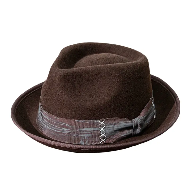 Collins Ribbon Wool Fedora Hat