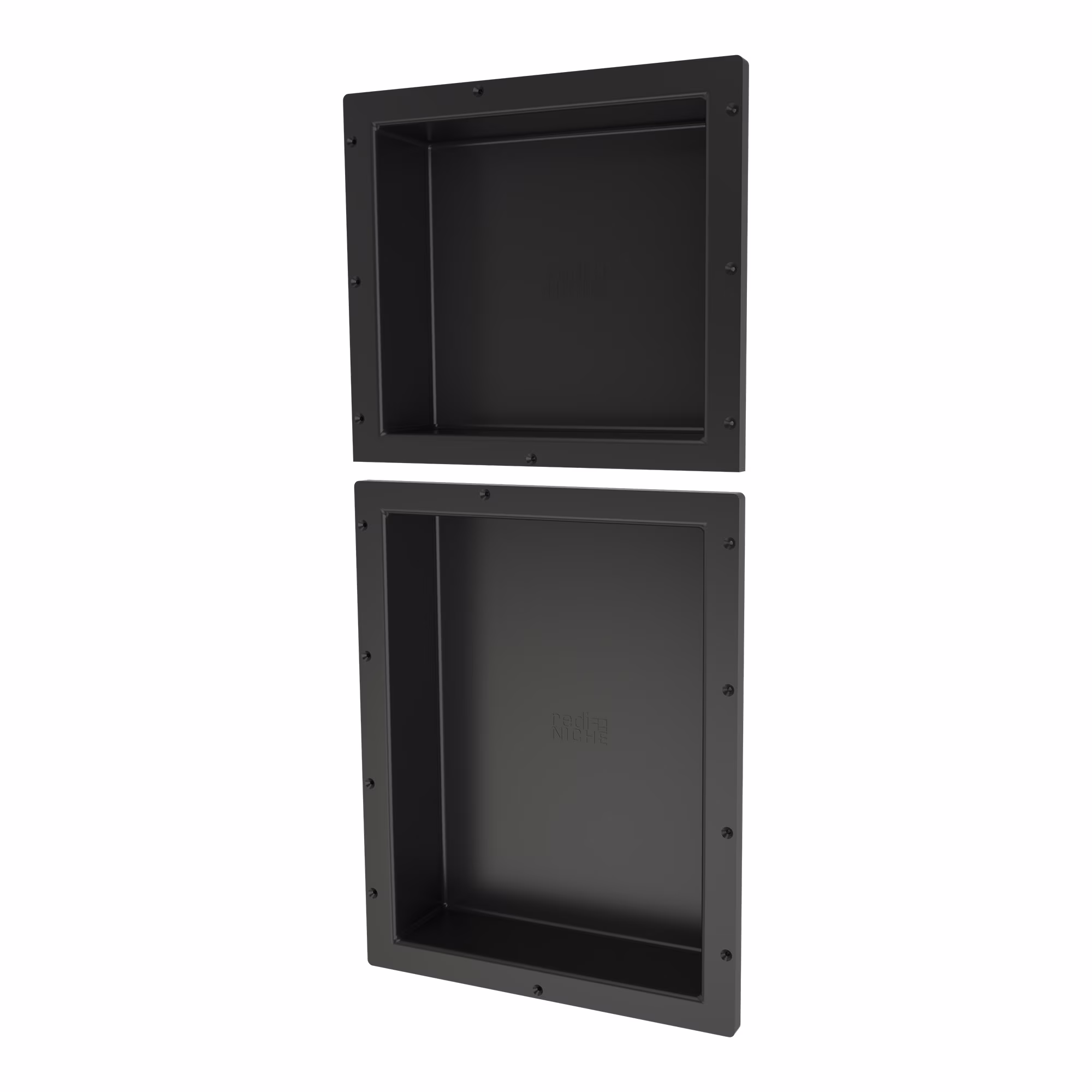 Tile Redi RND1614S-20 Redi Niche 16" x 34" x 4" Double Recessed Shelf Gray