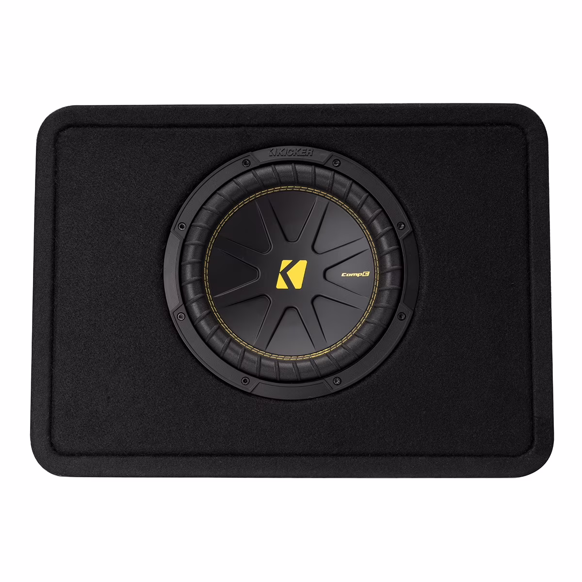 Kicker 50TCWC102 Car Subwoofer, Black, 21.50 x 7.90 x 15.00 inch