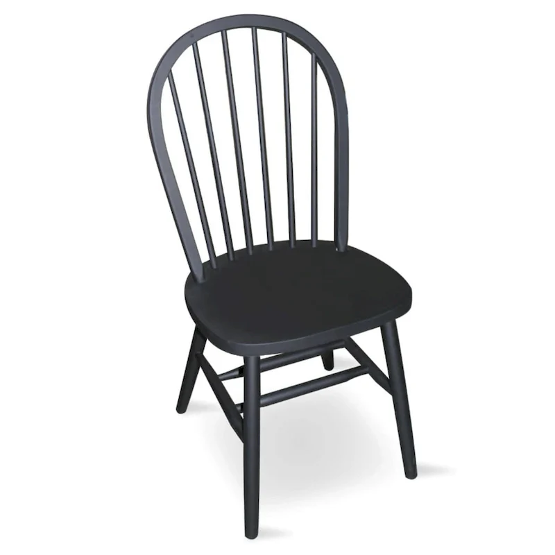 International Concepts Solid Wood Windsor Spindle Back Dining Chair