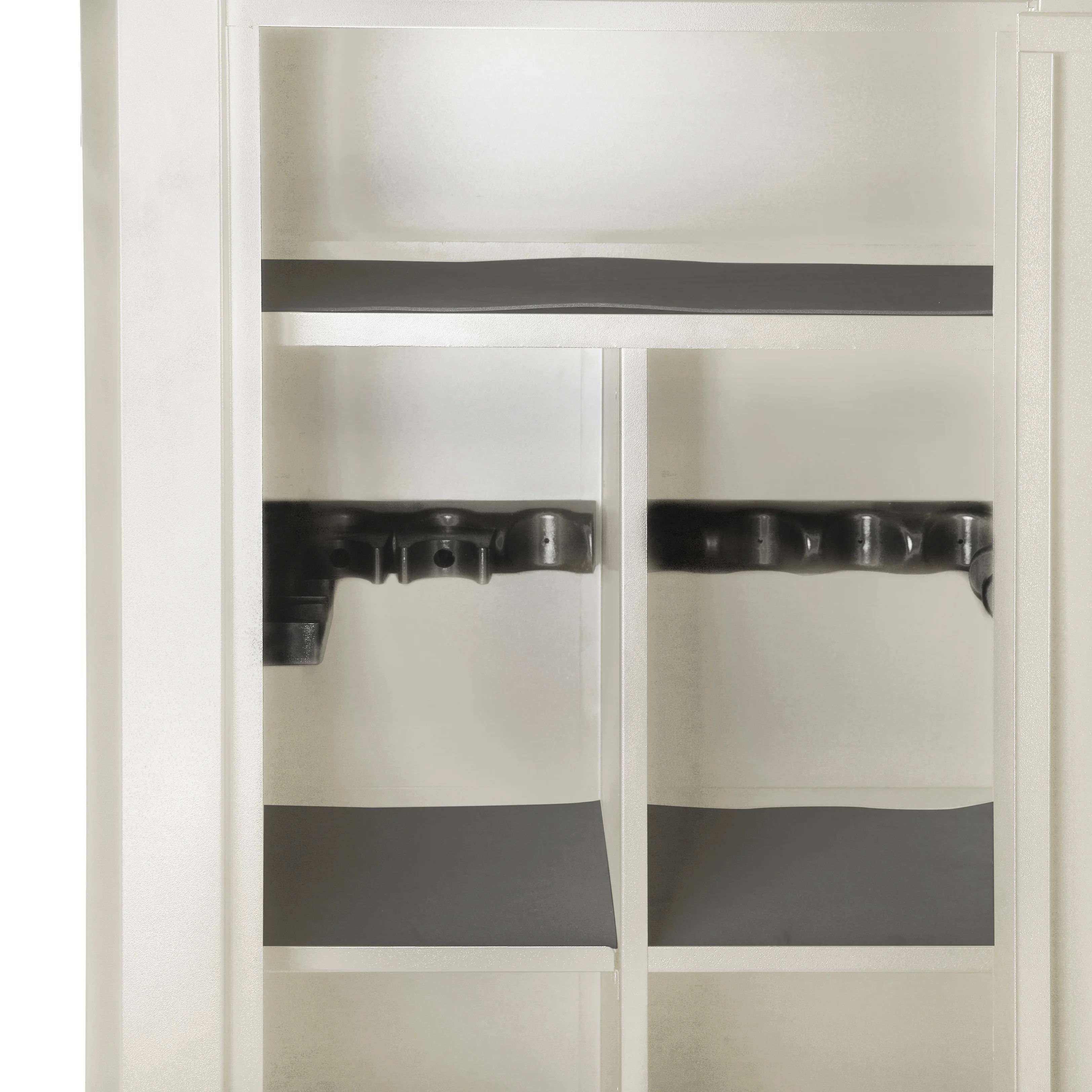 Mossy Oak 18 Gun Security Cabinet, 21 in x 18 in x 55 in, Rifle, Key Lock, White