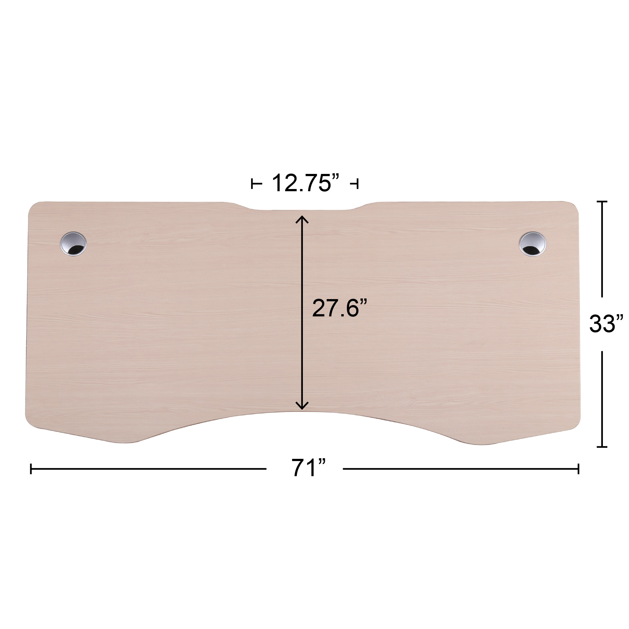 ApexDesk Elite Series 71" x 33" Height Adjustable Desk