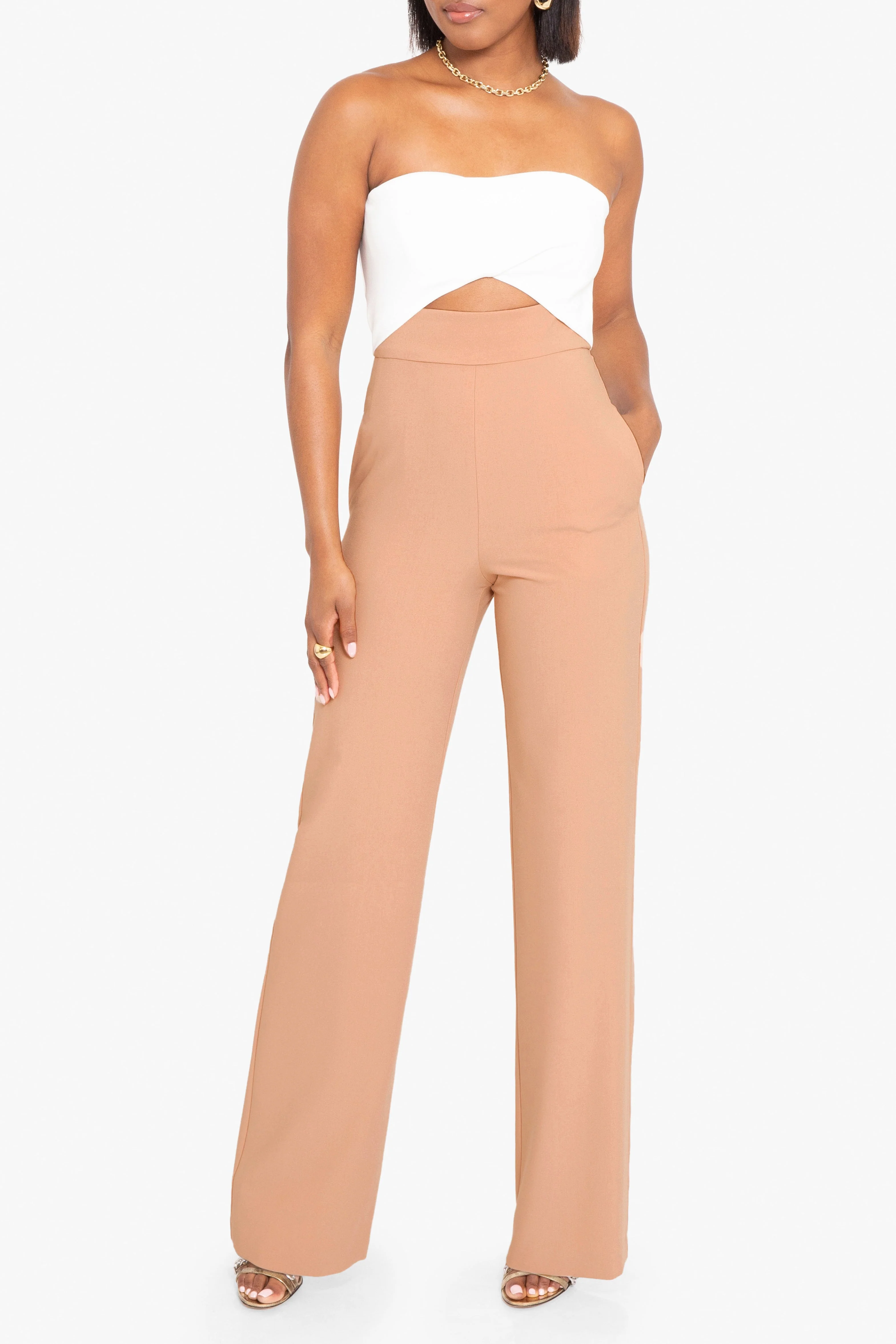 Jada Color Block Jumpsuit - moniquejewelry
