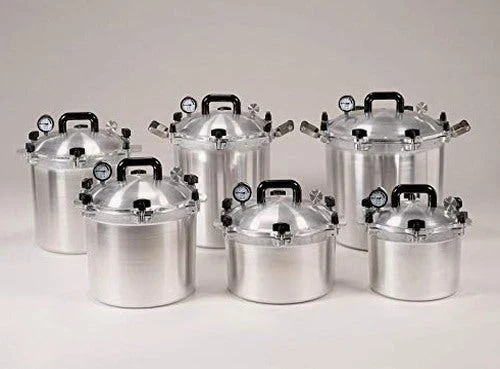 All American 930 Canner Pressure Cooker, 30 qt, Silver